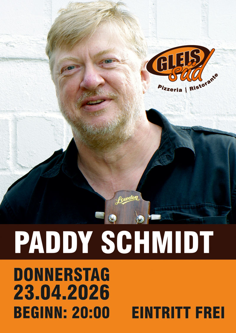 Paddy Schmidt im Gleis Süd